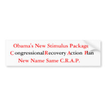 CRAP BUMPER STICKER