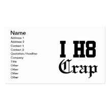 crap business cards