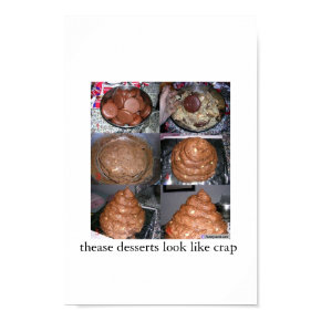 crap like desserts print