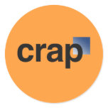 Crap Logo stickers