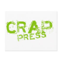 Crap Press postcards by naturetees Crap Press postcards