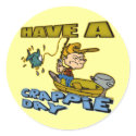 Crappie Day Fishing T-shirts and Gifts stickers by sagart1952 Crappie Day Fishing T-shirts and Gifts stickers