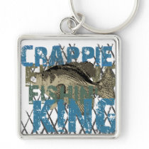 Crappie Fishin' King keychains