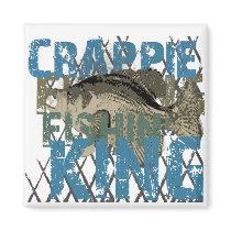 Crappie Fishin' King magnets