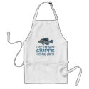 Crappie Fishing Day aprons
