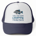 Crappie Fishing Day hats