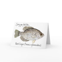 Crappie get well card