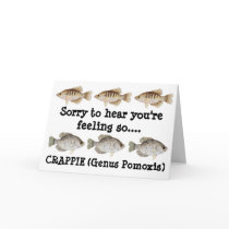 Crappie Get Well Card