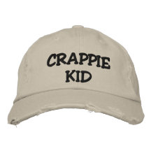 CRAPPIE KID - EMBROIDERED (AND CUSTOMIZABLE) HAT EMBROIDERED HATS