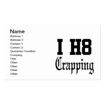 Crapping Business Cards