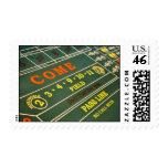 Craps Gambling Table Postage Stamp