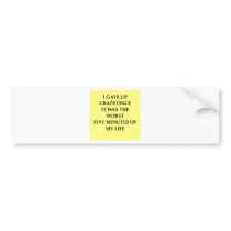 CRAPS.jpg Bumper Stickers