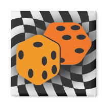 craps fridge magnets