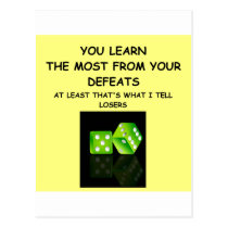 craps postcards