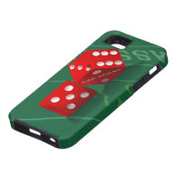 Craps Table With Las Vegas Dice iPhone 5 Cover