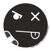 Crash Face #3 Sticker