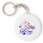 Crash Mode - Gamer Video Games Cars Crashing Key Chain