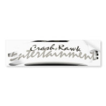 Crash Rawk Entertainment bumper stickers