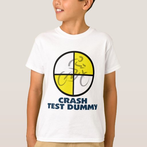 CRASH TEST DUMMY bike TShirt Zazzle