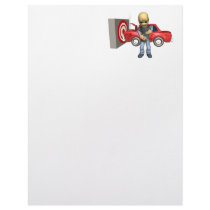 Crash Test Dummy Custom Letterhead