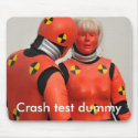 Crash test dummy mousemat mousepads