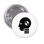 Crash Test Dummy Pictogram Button