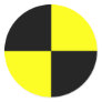 crash test dummy round stickers crash test dummy round stickers