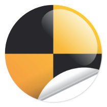 Crash Test Mark stickers