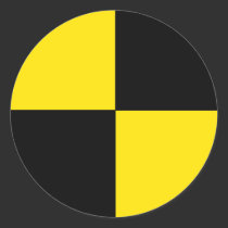 Crash Test Sticker by txgeckko Crash Test Sticker