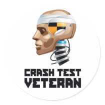 Crash Test Veteran stickers