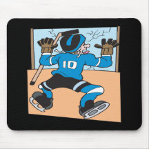Crashing Into The Boards Mousepads