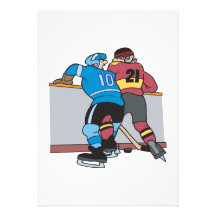 Crashing Into The Boards Personalized Invite