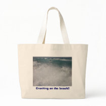 Crashing on the beach!! bags by vjulye Crashing on the beach!! bags