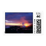 Crashing Waves At Sunset Stamps