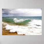 Crashing Waves in Maui Print