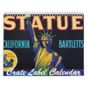 Crate Label Calendar