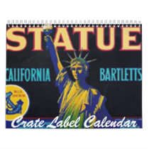 Crate Label Calendar