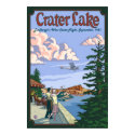 Crater Lake - Charles Lindbergh Flight - Poster posters