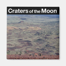 Cráteres del monumento nacional de la luna imán de nevera