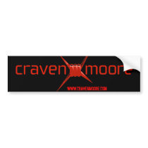 Craven Moore bumper sticker bumper stickers