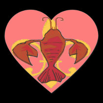 Craw Dat!  Fleur de Lis, Crawfish , Craw Dat stickers