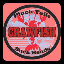 Craw Dat!  Fleur de Lis, Crawfish , Craw Dat stickers