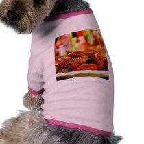 Crawfish At The Acme Oyster House pet clothing by lifesphere Crawfish At The Acme Oyster House pet clothing