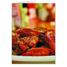 Crawfish At The Acme Oyster House Greeting Cards