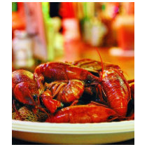 Crawfish At The Acme Oyster House t-shirts