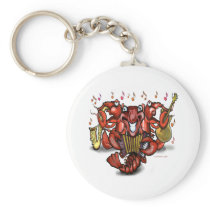 Crawfish Band Key Chain