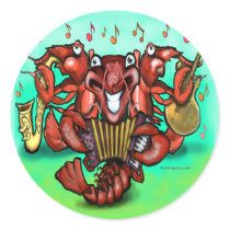 Crawfish Band stickers