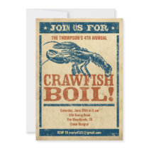 Crawfish Boil Invitations