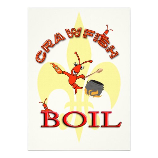 Crawfish Boil Party Invitation