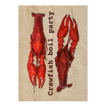 crawfish boil summer party invitation template invitations
